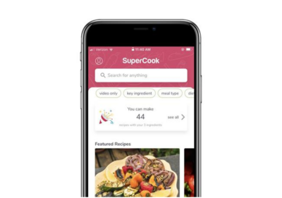 Supercook. Revisa lo que tienes en casa y obtén recetas que puedas hacer con esos ingredientes.