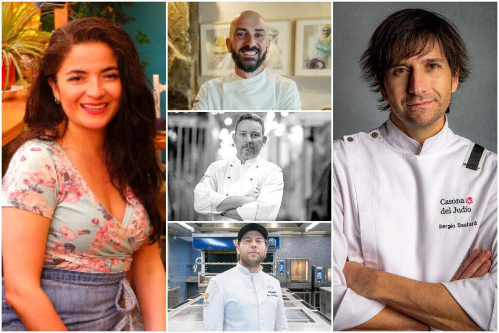 Lorna Muñoz, Sergio Bastard, Braulio Simancas, Albert Adrià, Diego Schattenhofer y Lucía Freitas