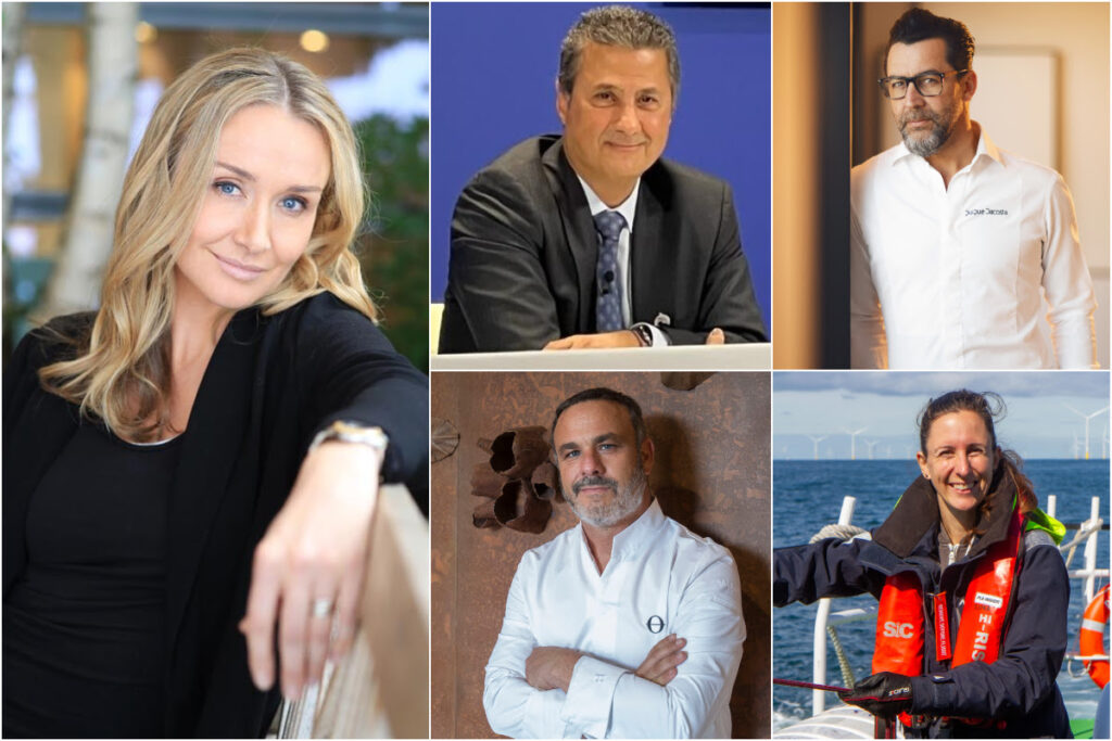 Alexandra Cousteau, Ralph Chami, Ángel León, Quique Dacosta y Eline van Onselen