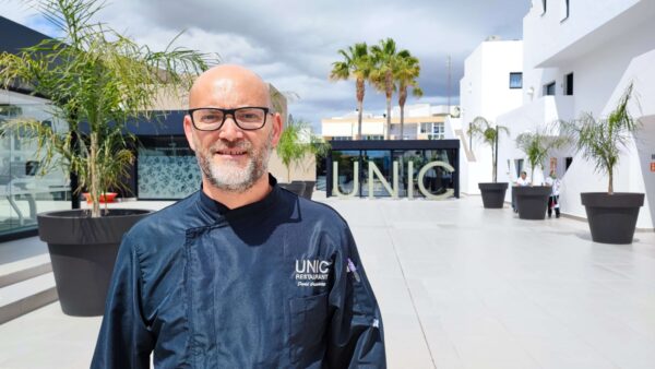 David Grussaute en restaurante Unic