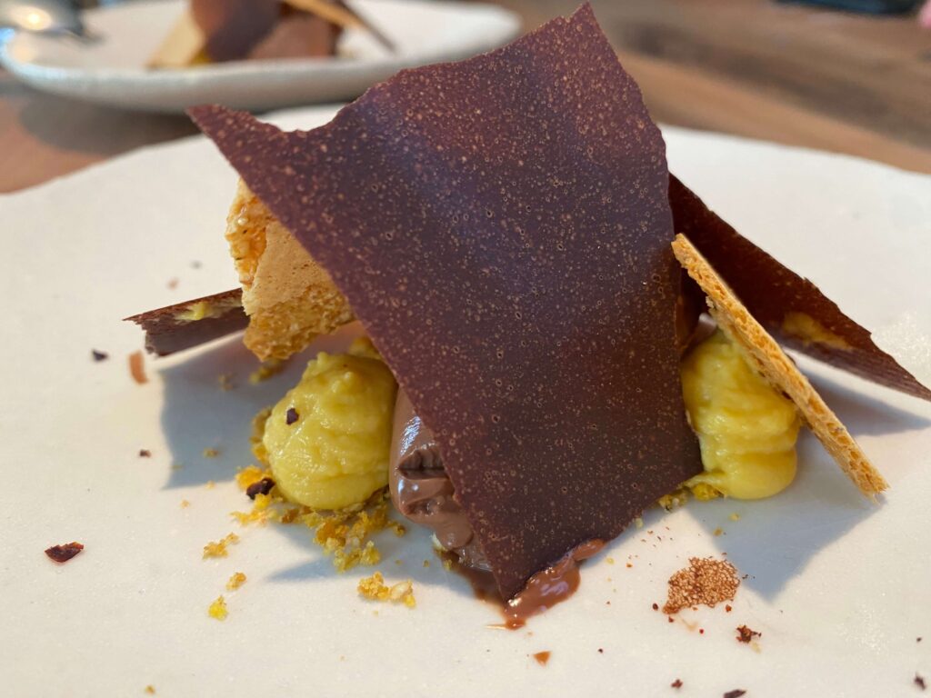 Postre de Maíz y chocolate