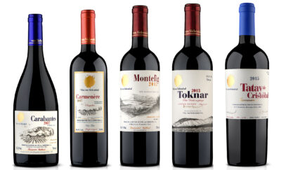 Selección de vinos de Viña Von Siebenthal. Foto M. Martínez.