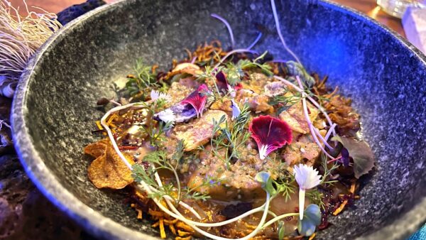 tartar de trucha. Clandestino. Arequipa.