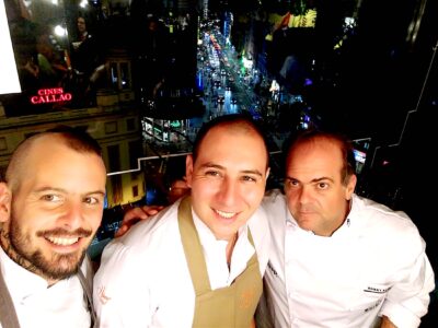 Francisco Salomón, Santiago Romero y Harry Sasson.
