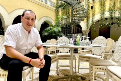Santiago Romero dirige la cocina en Cartagena.