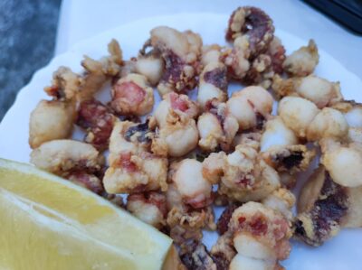 Pulpo frito de Dolores El Chispa