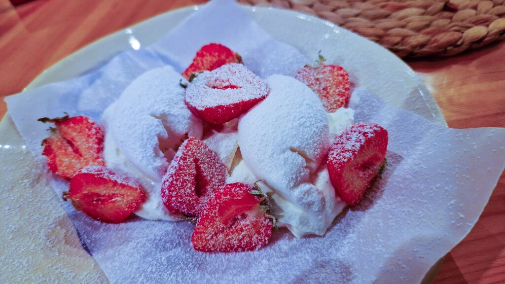 Fresas con nata