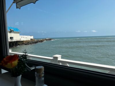 El mar desde el comedor