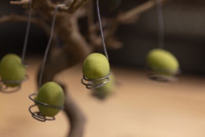 Aceituna de gilda de Sukaldean Aitor Santamaría