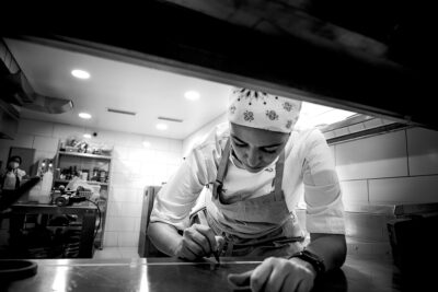 Camila en la cocina de Hapo