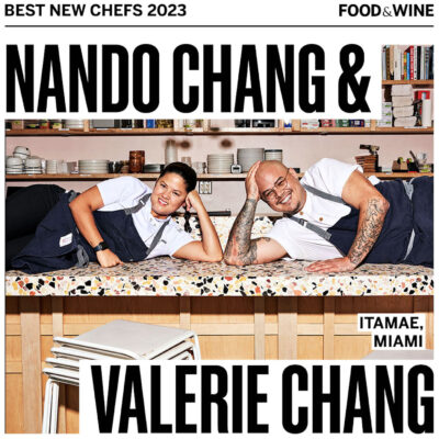 Valerie y Nando Chang, elegidos por Food & Wine entre los diez mejores nuevos chefs de USA.