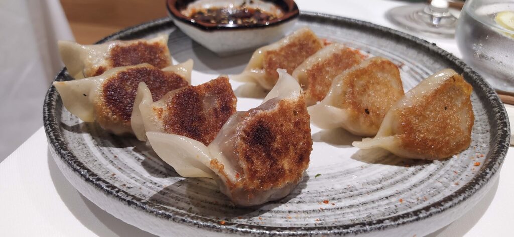 Batería de gyozas 