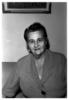 Sofía Espina de Navarro. Autor, Gabriel Carvajal.