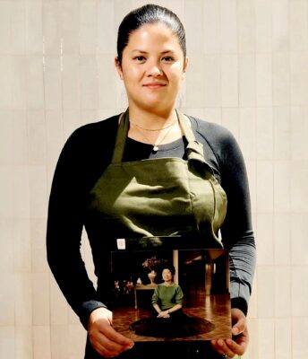 Valerie Chang con la foto de su abuela Maty