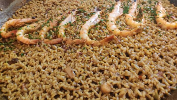 Arroz con langostinos