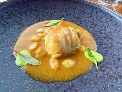 Brujo en salsa de biche