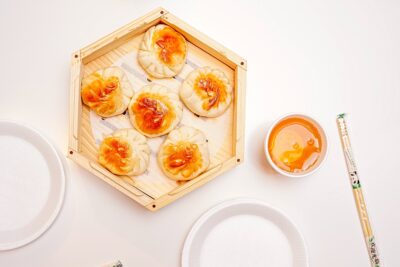Ham pao a la plancha relleno de puerco . Foto, Corina Briceño.