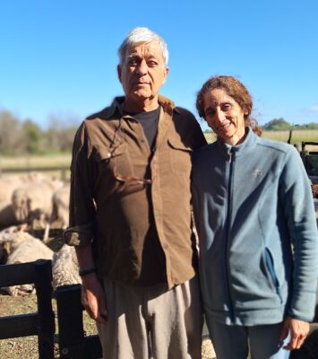Eduardo Zurro y Ana Rodríguez, fundadores de Santa Águeda. Foto, Rodolfo Reich.