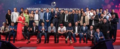 Foto de grupo de la noche de las estrellas Michelin..