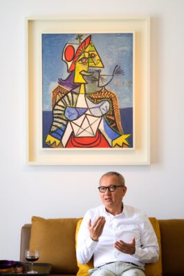 Pierre Chen con su Picasso