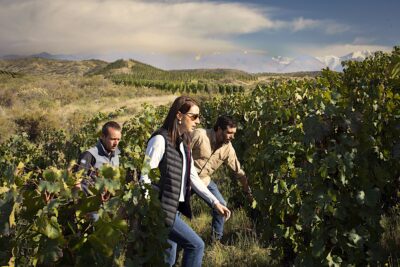 Sebastián Zuccardi, Laura Principiano y Martin Di Stefano.