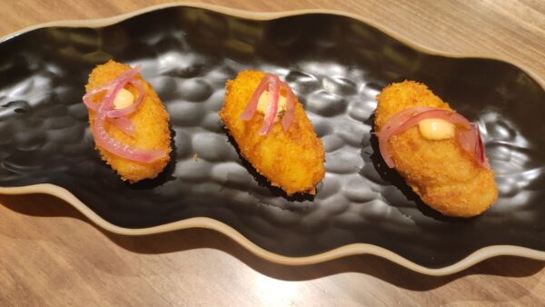 Croquetas de cochinita pibil de Xipe