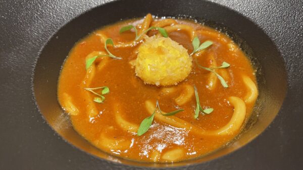 Chilli crab de nécora a la donostiarra de Trasto