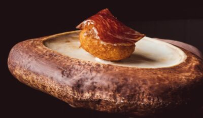 Croqueta de jamón de chato murciano de Frases
