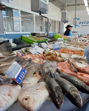 Mostrador de la pescadería Astaroth