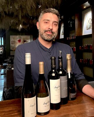 Adrián Yance, sommelier de Azafrán.