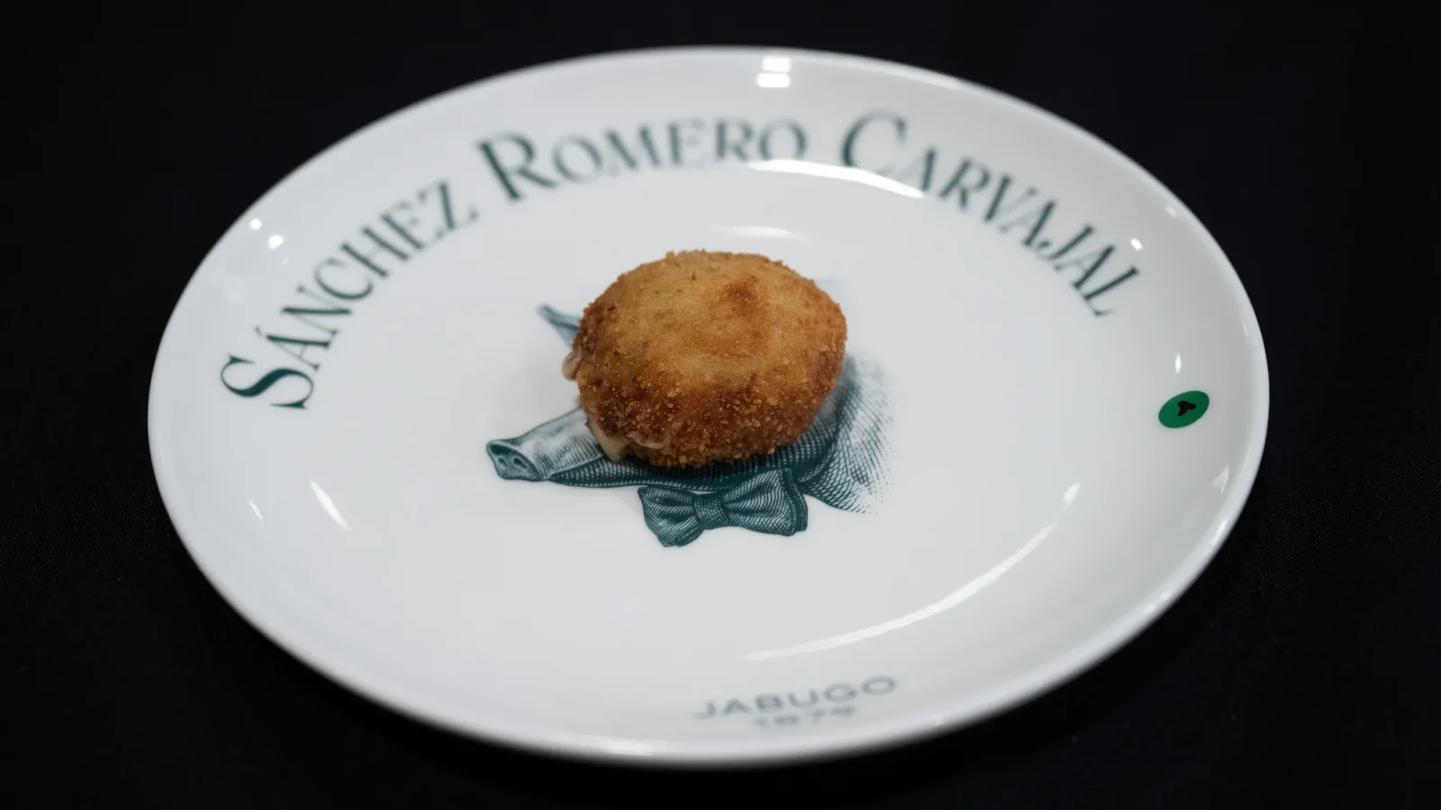 Croqueta de jamón en el concurso Madrid Fusión 2024