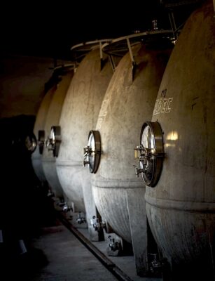 Depósitos en la bodega de La Matilde.