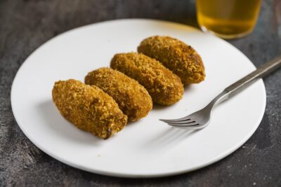 Croqueta de pollo asado de El buen gusto