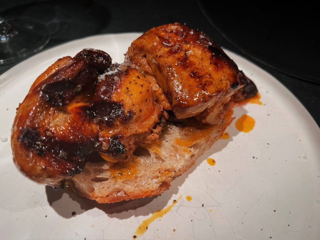 Foie a la brasa