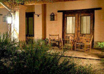 Galeria en el hospedaje de Finca La Matilde.