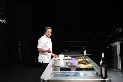 Jefferson García presenta el páramo en Madrid Fusión.