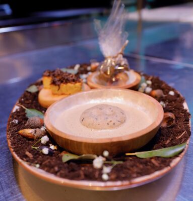 Plato ganador del IV Concurso Cocinando con Trufa Negra de Soria