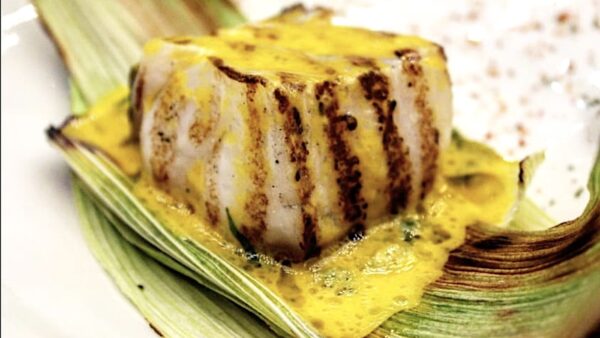 Cebiche a la brasa. Fiesta.