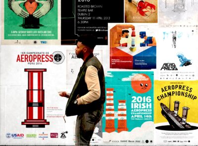 Afiches de campeonato de aeropress