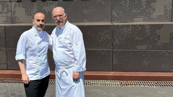 Jorge Bretón y Pedro Subijana (Akelarre) (Foto cedida por Jorge Bretón)