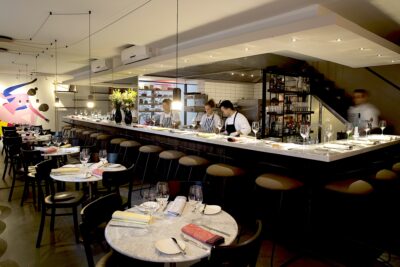 Vista interior de Ambrosía Bistro