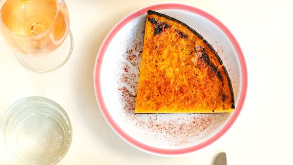 Fainá con provolone. Guido Tassi en El Preferido de Palermo