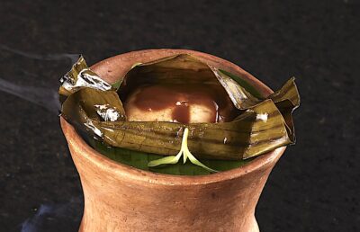 Pirarucú, mirití, casabe, yarumo.