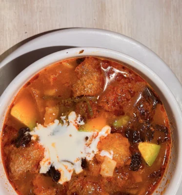 Sopa de tortilla. Foto, Rodrigo Crespo.