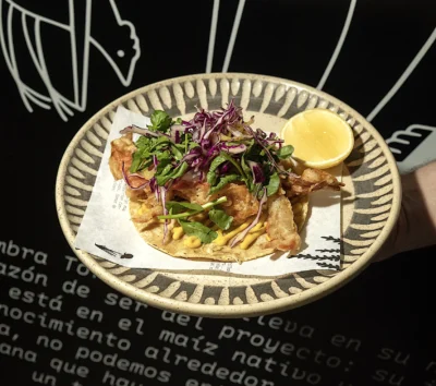 Taco De Jaiba. Siembra Comedor