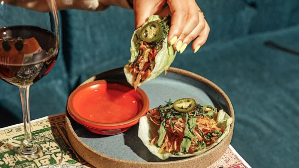 Ssam de orejas de chancho. Flipe Salas en Banh Mi. Quito.