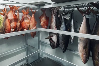 Una cámara en la que el pescado esté con una temperatura controlada.