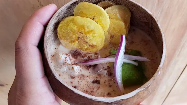 Ceviche Jipijapa. Valentina Álvarez en Cocosolo