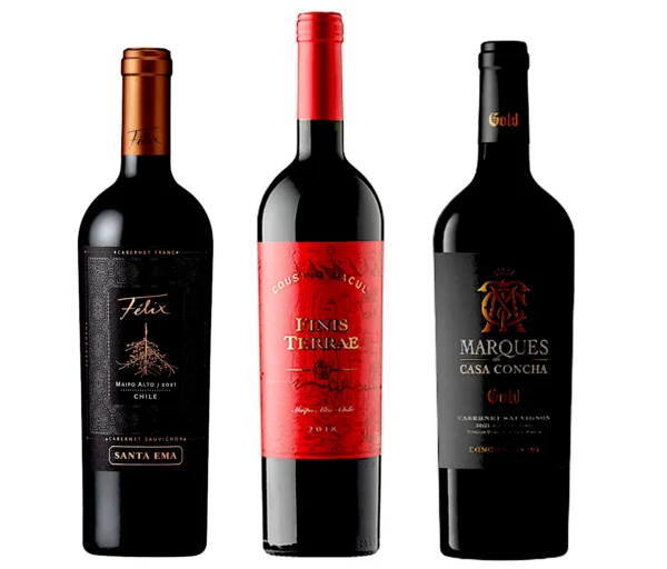 tres vinos del Maipo