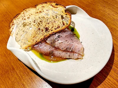 Sashimi de olho de boi 